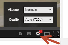 Paramètres Youtube